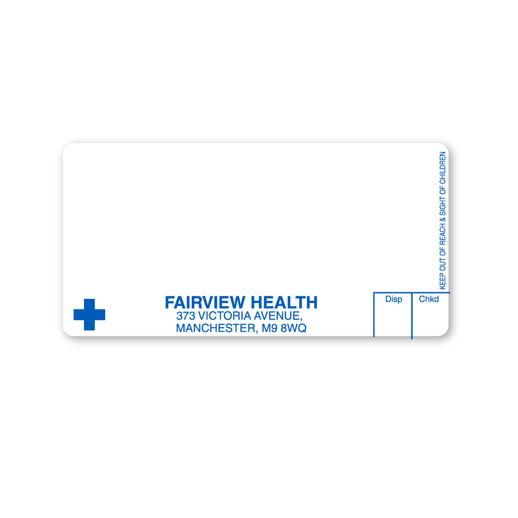 Fairview Pharmacy Labels (373 Victoria Avenue)