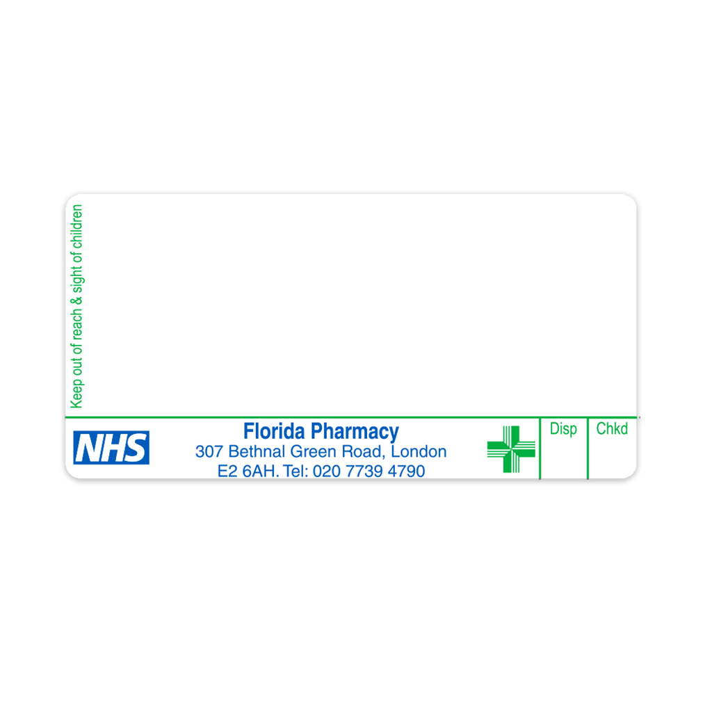 Florida Dispensing Labels