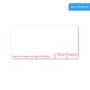 Zebra Pharmacy Dispensing Labels   72x36mm