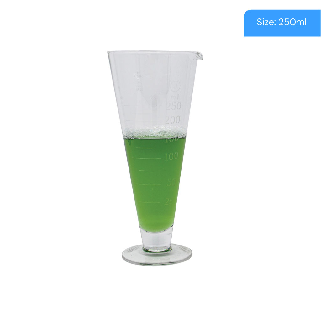 [MEA250SS] Graduated Conical Glass Measure 250ml
