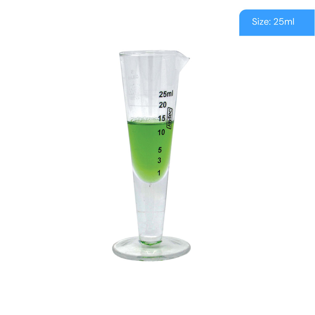 [MEA025SS] Grad Conical Glass Measure 25ml