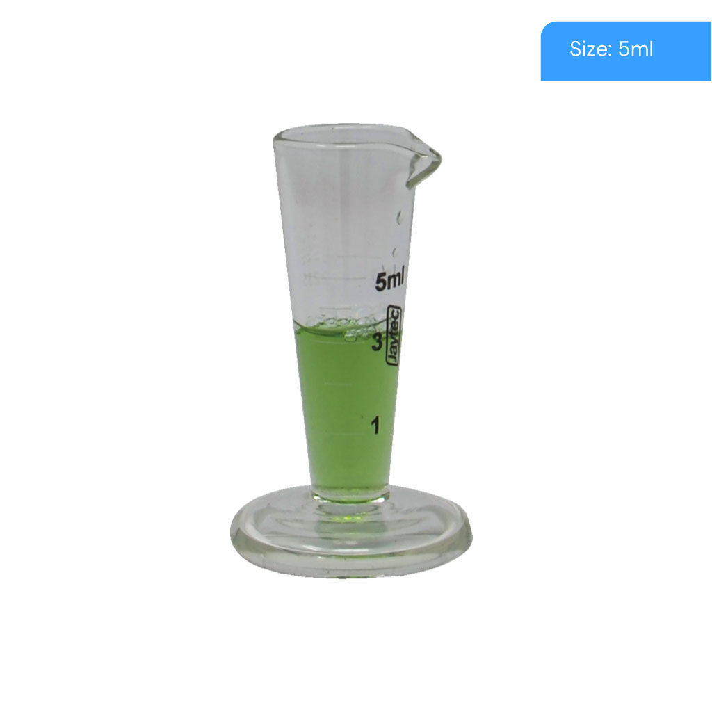 [MEA005SS] Grad Conical Glass Measure 5ml