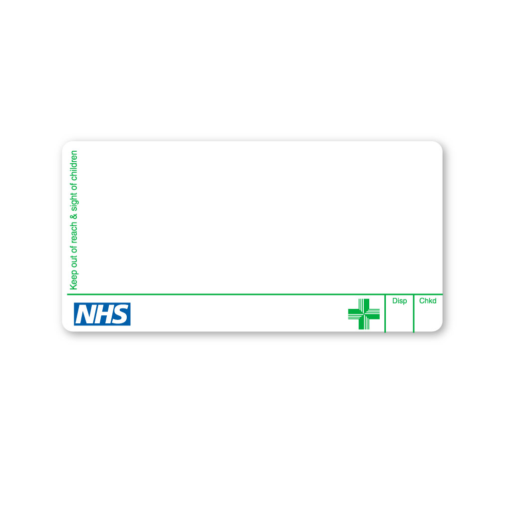 [EMT225B] Green Cross Pharmacy Dispensing Labels