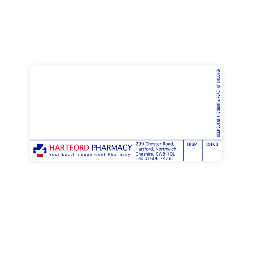 Roshban Hartford Pharmacy Labels