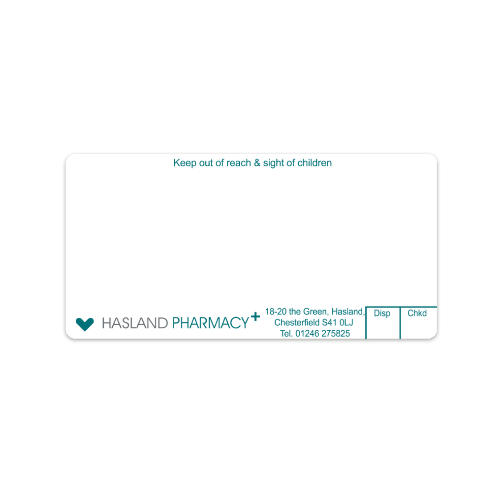 Ascent Group - Hasland Pharmacy Labels