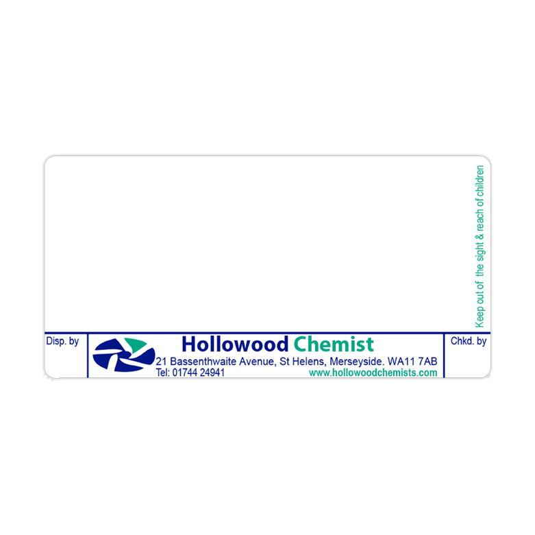 Heatons Pharmacy Labels Hollowood