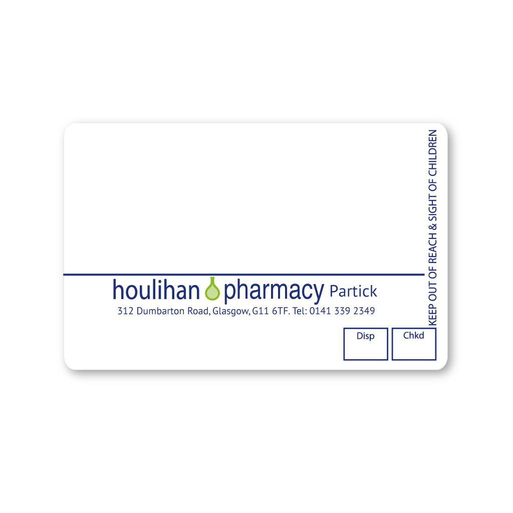 Houlihan Group - Patrick Pharmacy Labels 