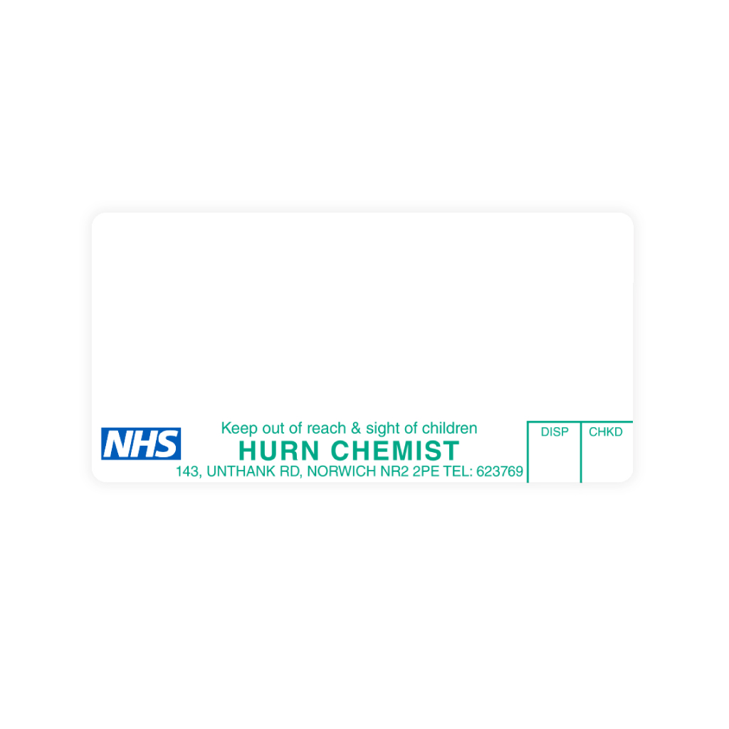 Hurn Chemist Unthank Road Labels