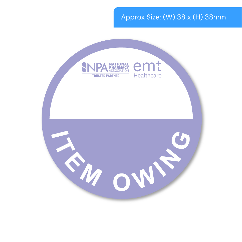Item Owing Alert Labels