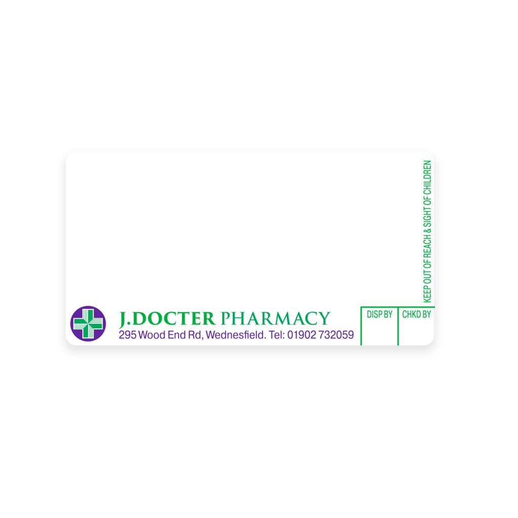 J Doctor Wood End 70X37 Labels