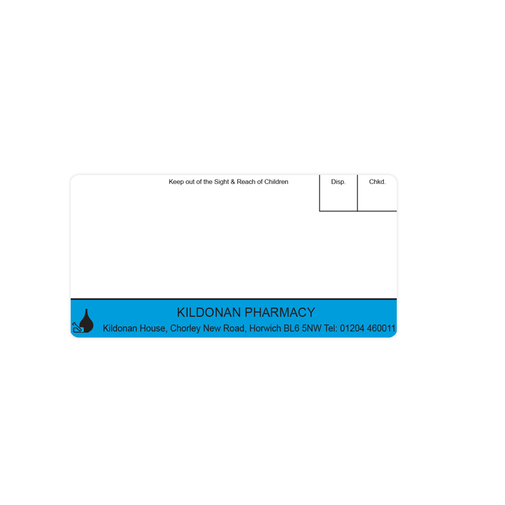 [EMT075B] 4 Court Pharmacy   Kildonan Labels