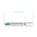 M&D Green Carrick Knowe Pharmacy Labels