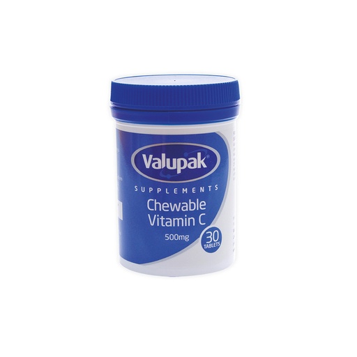 Valupak Chewable Vitamin C 500mg