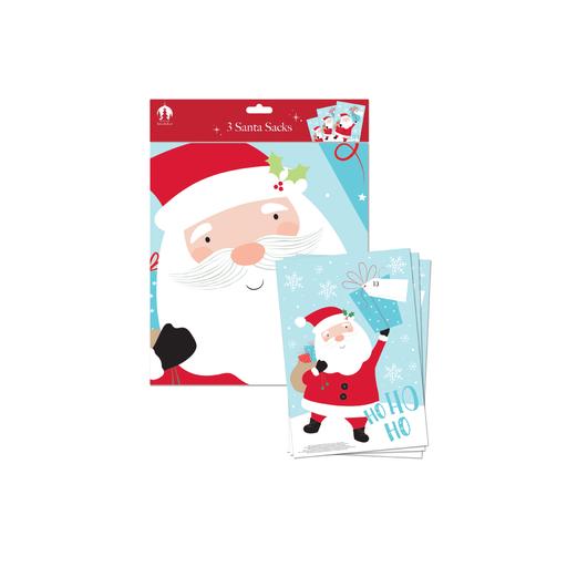 Plush Christmas Santa Sacks  