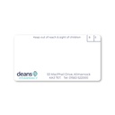 Deans Group (Kilmarnock) Pharmacy Labels 