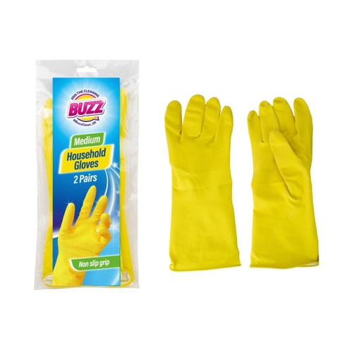 Medium Household Gloves 2 Pairs