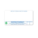 Heatons Pharmacy Labels 